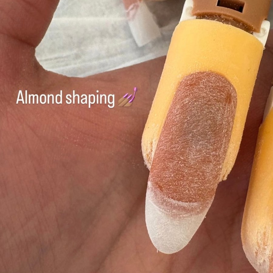 French manicure nail tip with pink base and white tip, Newcastle nail salon